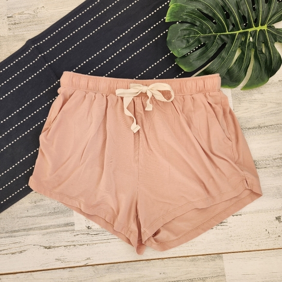 Universal Standard Lounge Sleep Shorts Drawstring Waist Size 10-12 - Picture 1 of 4